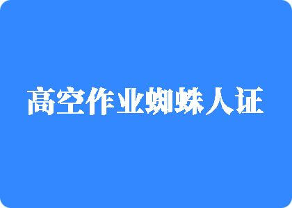 自卫慰流水视频在线观看免费网站高空作业蜘蛛人证